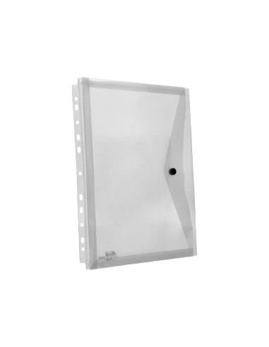 CI | Carpeta liderpapel dossier broche 36664 polipropileno din a4 pack de 5 incolora transparente multitaladro