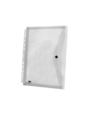 CI | Carpeta liderpapel dossier broche 36664 polipropileno din a4 pack de 5 incolora transparente multitaladro