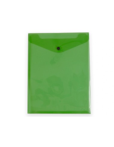 CI | Carpeta Liderpapel Dossier Broche Polipropileno Din A4 Formato Vertical Con Fuelle Verde Translucido