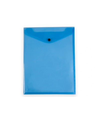 CI | Carpeta Liderpapel Dossier Broche Polipropileno Din A4 Formato Vertical Con Fuelle Azul Translucido