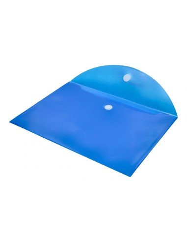 CI | Carpeta liderpapel dossier a4 cierre de velcro azul