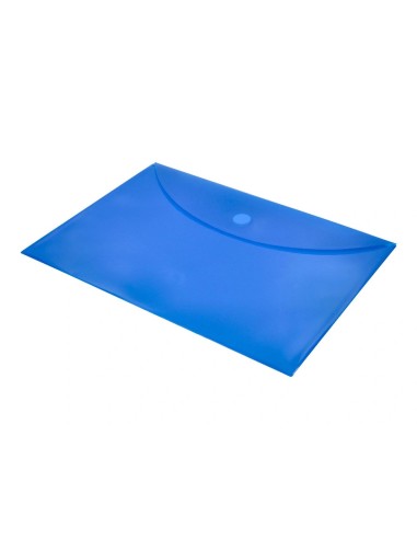 CI | Carpeta liderpapel dossier a4 cierre de velcro azul