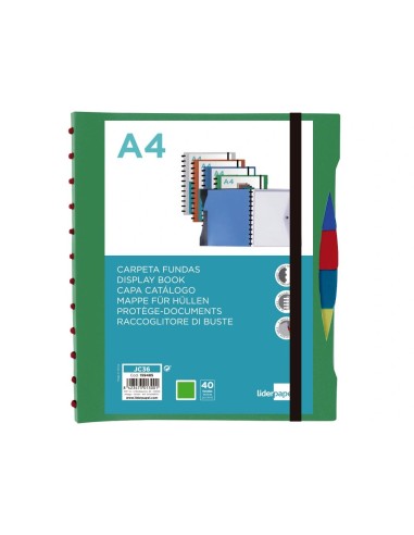 CI | Carpeta Liderpapel A4 Con 40 Fundas...