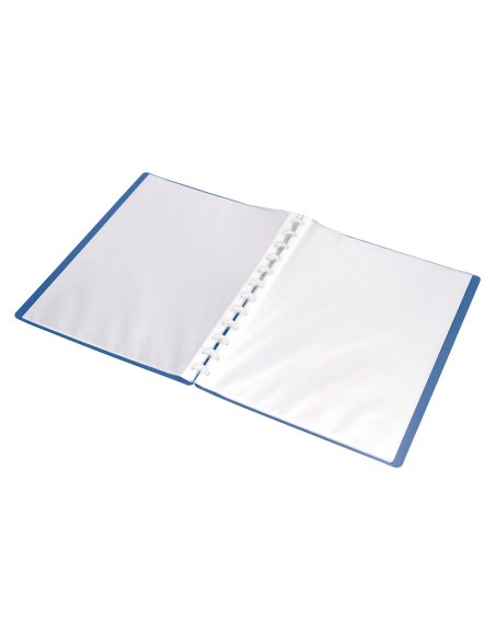 CI | Carpeta liderpapel din a4 con 20 fundas intercambiables color azul
