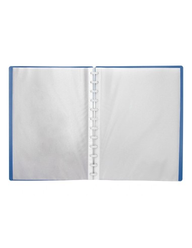CI | Carpeta liderpapel din a4 con 20 fundas intercambiables color azul
