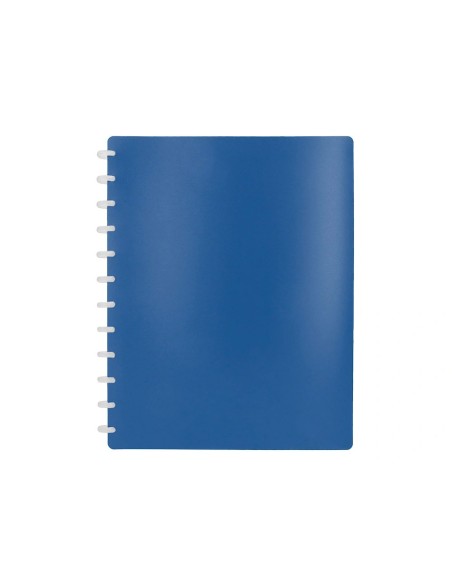 CI | Carpeta liderpapel din a4 con 20 fundas intercambiables color azul
