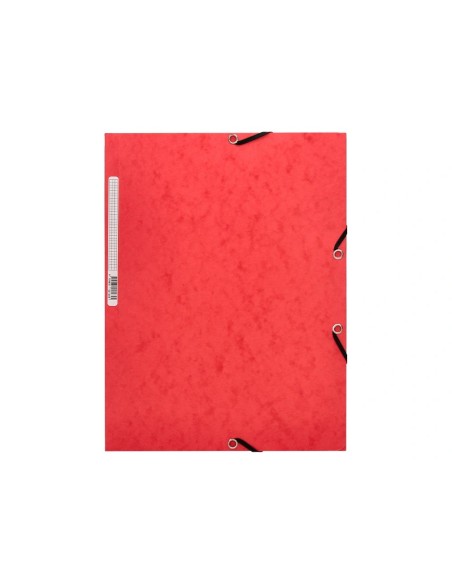 CI | Carpeta q-connect gomas kf02174 carton simil-prespan solapas 320x243 mm surtidas roja-amarilla-azul-verde-naran