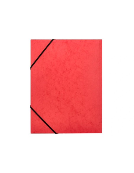 CI | Carpeta q-connect gomas kf02174 carton simil-prespan solapas 320x243 mm surtidas roja-amarilla-azul-verde-naran