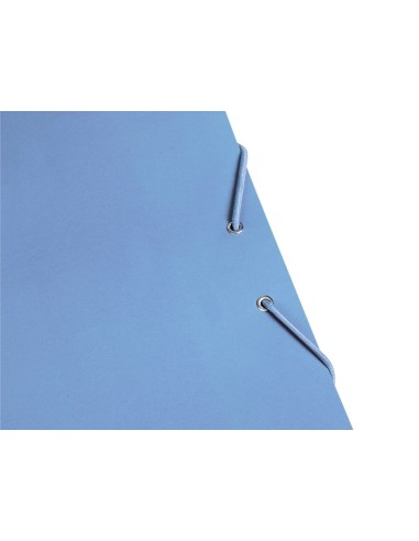 CI | Carpeta liderpapel gomas folio 3 solapas carton plastificado colores pasteles surtidos