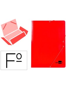 CI | Carpeta liderpapel gomas folio 3 solapas carton...