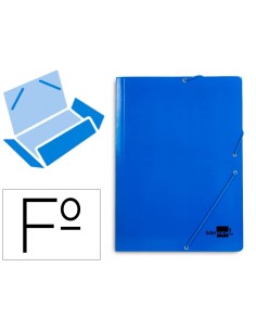 CI | Carpeta liderpapel gomas folio 3 solapas carton...