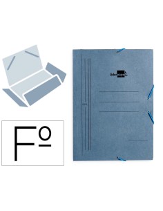 CI | Carpeta liderpapel gomas folio 3 solapas carton...