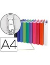 CI | Carpeta de 2 anillas 30mm redondas exacompta a4 carton forrado colores surtidos