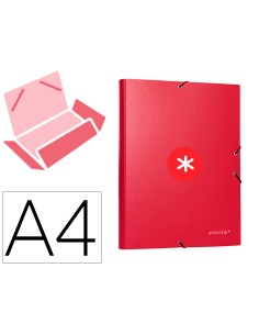 CI | Carpeta Liderpapel Antartik Gomas A4 3 Solapas...