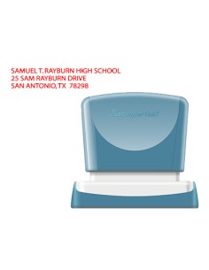 CI | Sello x'stamper quix personalizable color rojo...