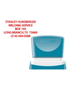 CI | Sello x'stamper quix personalizable color rojo...