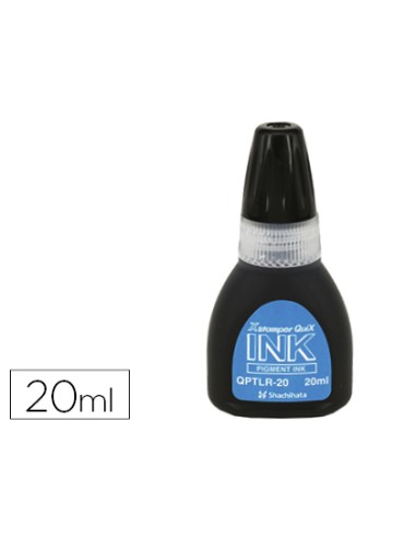 CI | Tinta x'stamper quix para sellos negra bote de 20 ml