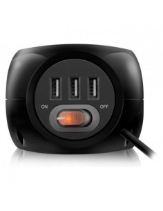 CI | Regleta Ewent 3 Tomas Shucko + 3 Tomas Usb Con...