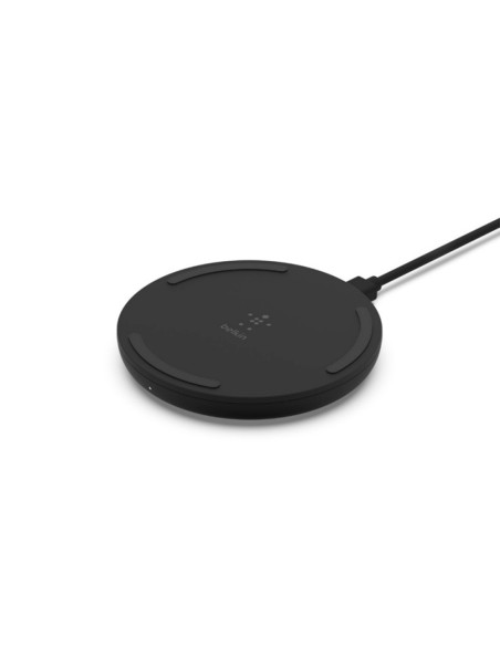 CI | Base De Carga Inalambrica Belkin Wia001Vfbk Boost Charge 10W + Cargador Qc 3.0 24W Color Negro