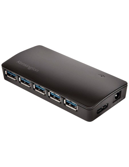 CI | Hub usb 3.0 kensington con cargador 7 puertos negro