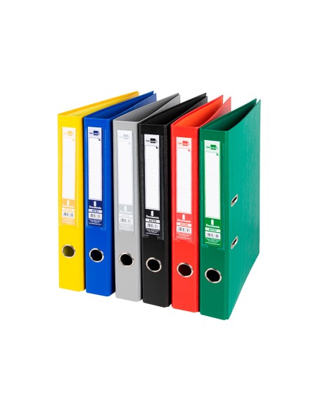 CI | Archivador de palanca liderpapel folio documenta forrado pvc con rado lomo 52 mm colores surtidos classic