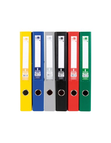 CI | Archivador de palanca liderpapel folio documenta forrado pvc con rado lomo 52 mm colores surtidos classic