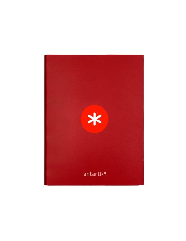 CI | Carpeta Liderpapel Antartik A4 Forrada 4 Anillas 25 Mm Redondas Color Frambuesa