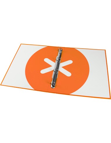 CI | Carpeta Liderpapel Antartik A4 Forrada 4 Anillas 25 Mm Redondas Color Mostaza