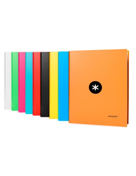 CI | Carpeta liderpapel antartik a4 forrada 4 anillas 25 mm redondas colores surtidos
