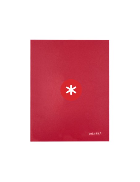 CI | Carpeta 4 Anillas 40 Mm Mixtas Liderpapel Antartik A4 Forrada Color Frambuesa
