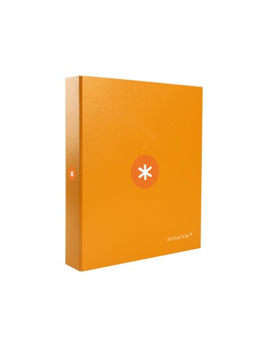 CI | Carpeta 4 Anillas 40 Mm Mixtas Liderpapel Antartik A4 Forrada Color Mostaza