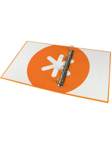 CI | Carpeta 4 Anillas 40 Mm Mixtas Liderpapel Antartik A4 Forrada Color Mostaza