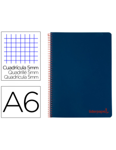 CI | Cuaderno espiral liderpapel a6 micro wonder tapa...