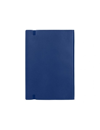 CI | Libreta liderpapel simil piel a5 120 hojas 70g/m2 horizontal sin margen azul