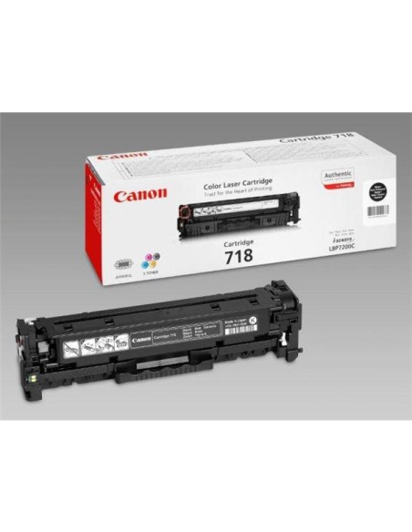 Cartucho de toner ORIGINAL C718BK - 2662B002