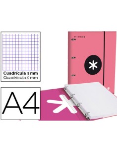 CI | Carpeta con recambio liderpapel antartik a4 cuadro...