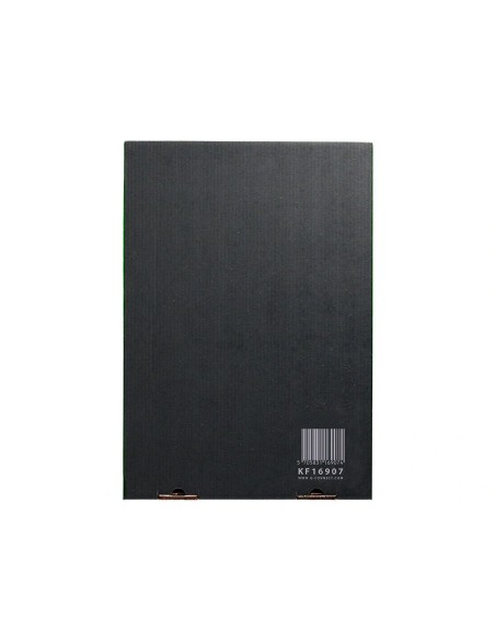CI | Funda multitaladro q-connect din a4 50 mc cristal bolsa de 10 unidades