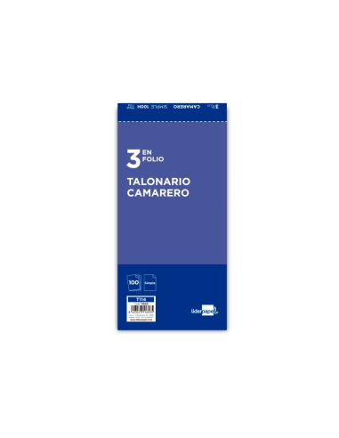 CI | Talonario liderpapel camarero 3/fº...