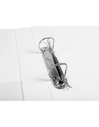 CI | Carpeta canguro 2 anillas mixtas 25mm liderpapel a4 plastico blanca