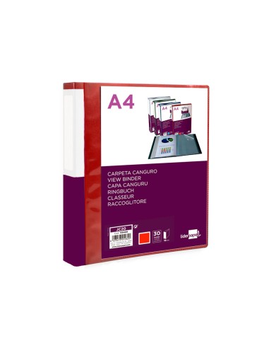 CI | Carpeta liderpapel 30 fundas canguro pp...