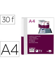 CI | Carpeta liderpapel 30 fundas canguro pp din a4...