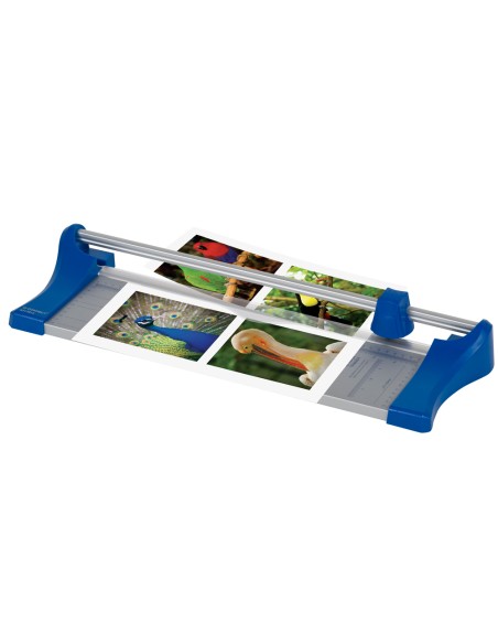 CI | Cizalla q-connect metalica de rodillo de 44 cm con base de aluminio