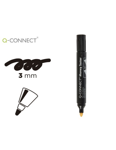 CI | Rotulador q-connect detector de billetes falsos blister