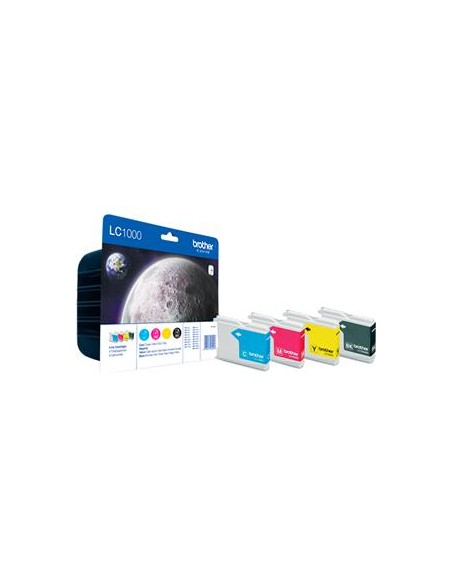 Multipack 4 cartuchos de tinta ORIGINAL LC1000VALBP