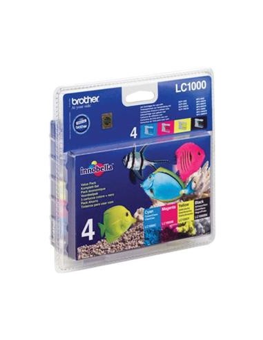 Multipack 4 cartuchos de tinta ORIGINAL LC1000VALBP
