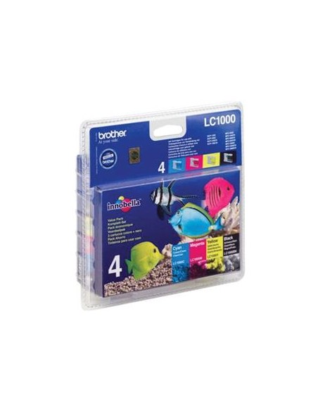 Multipack 4 cartuchos de tinta ORIGINAL LC1000VALBP