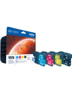 Multipack 4 cartuchos de tinta ORIGINAL LC1100VALBP