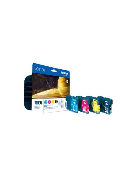 Multipack 4 cartuchos de tinta ORIGINAL LC1100VALBP