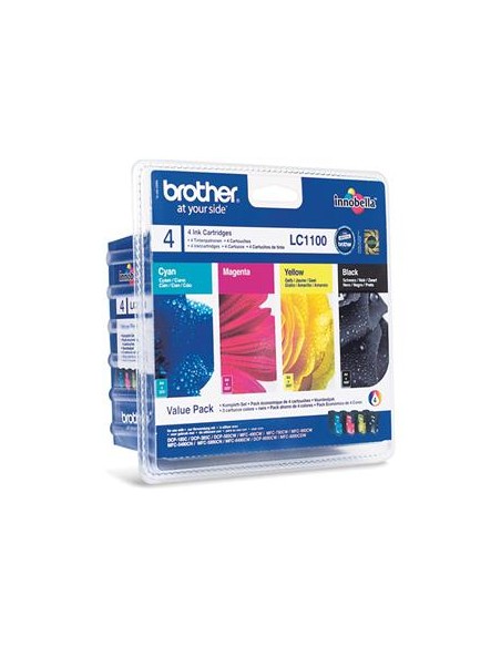 Multipack 4 cartuchos de tinta ORIGINAL LC1100VALBP