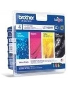Multipack 4 cartuchos de tinta ORIGINAL LC1100HYVALBP 2